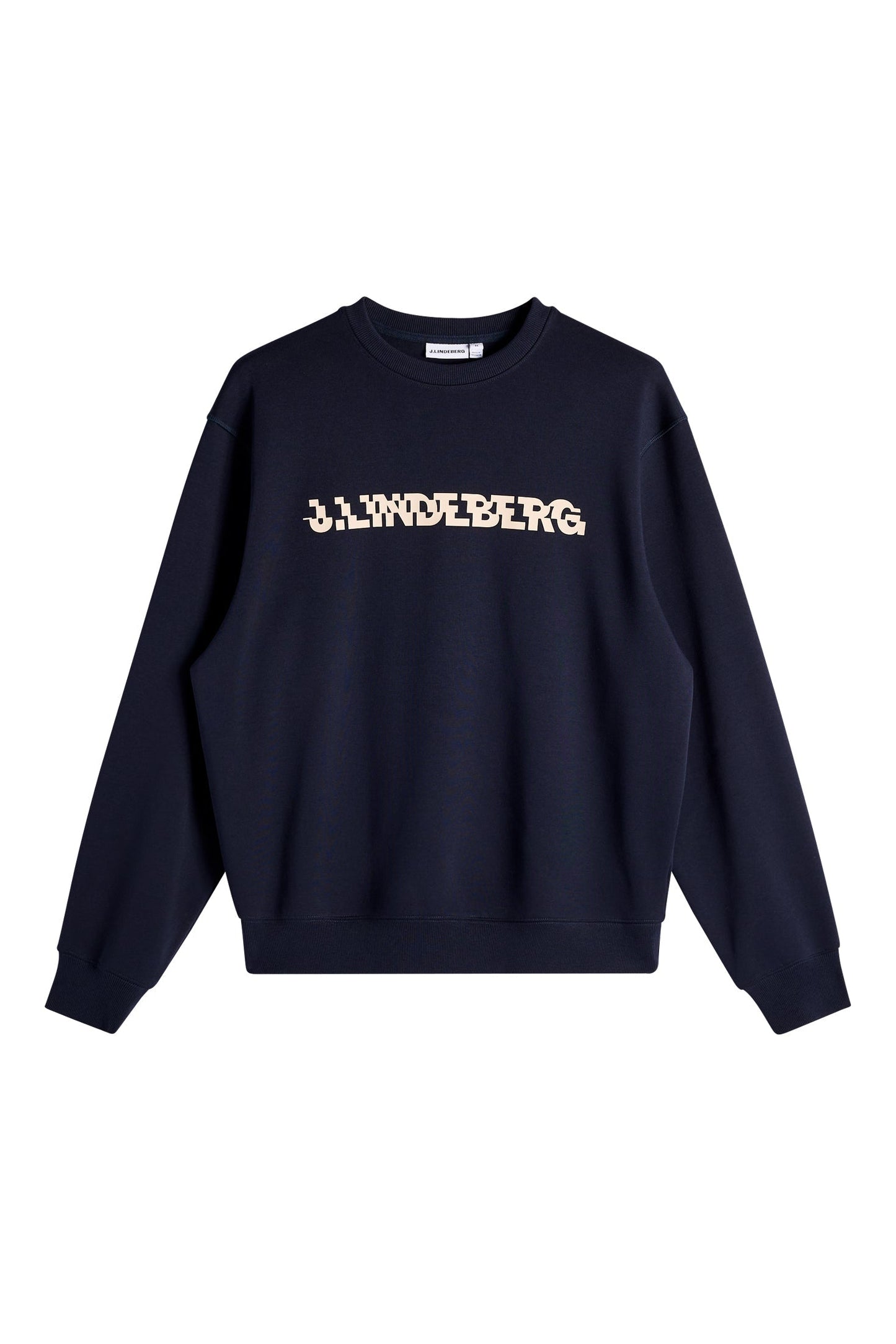 Club Printed Crew Neck / Navy