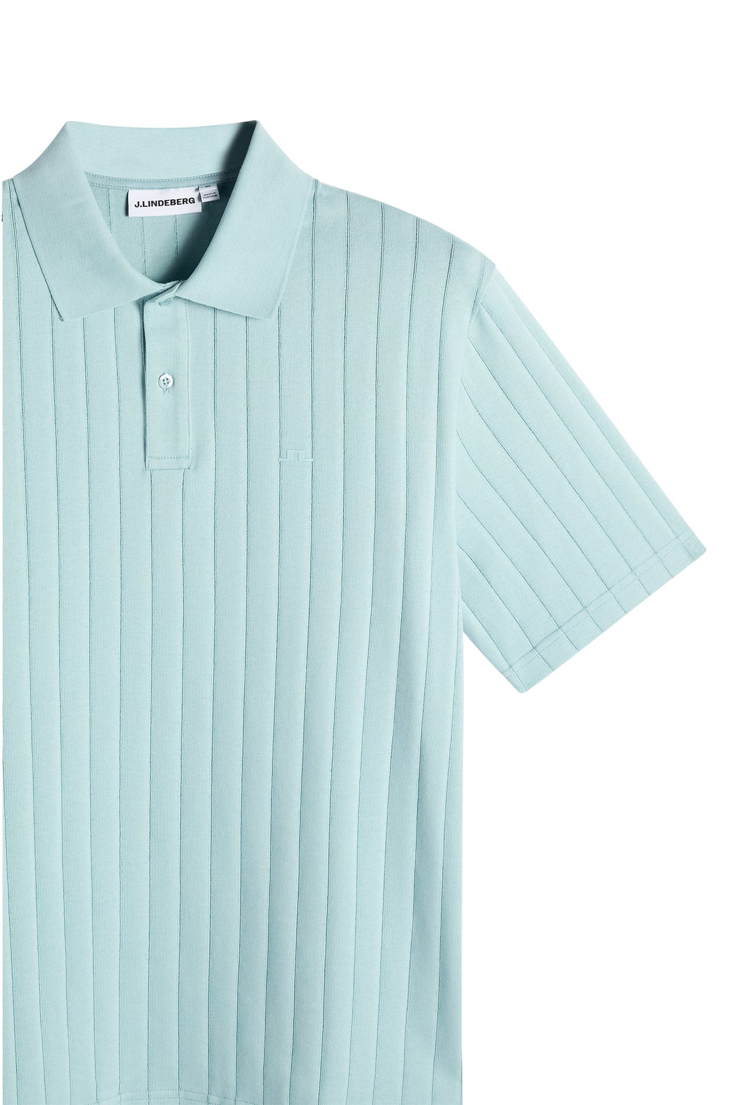 Simon Stripe Polo / Forget-Me-Not