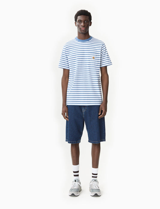Landon Short – Blaue Stone Washed