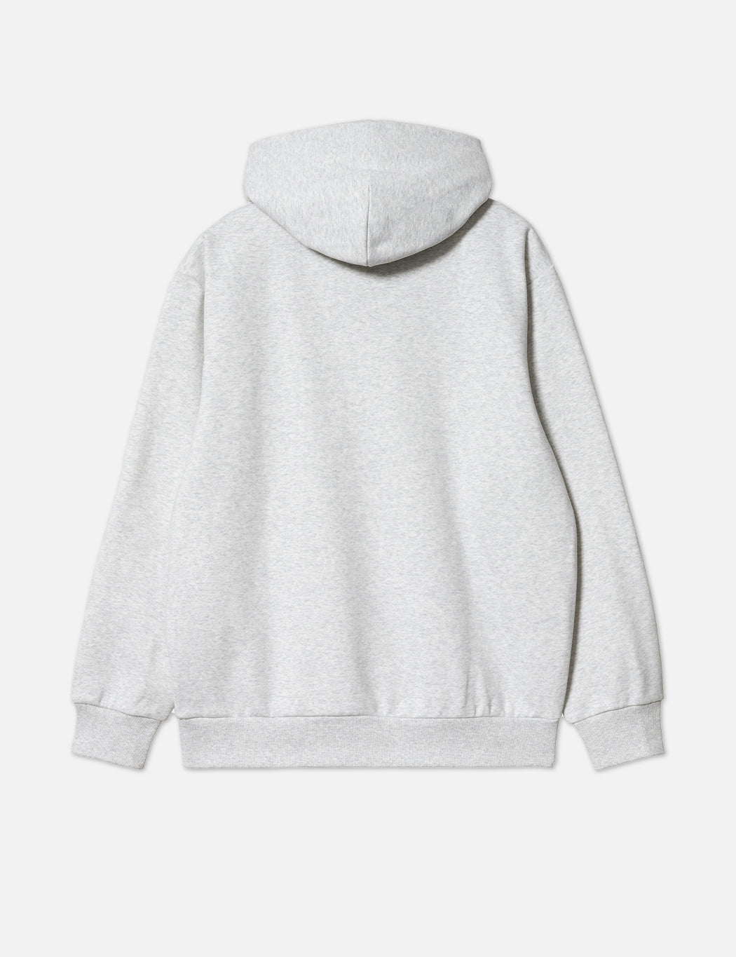 Sweat à capuche Happy Script - Gris chiné cendré