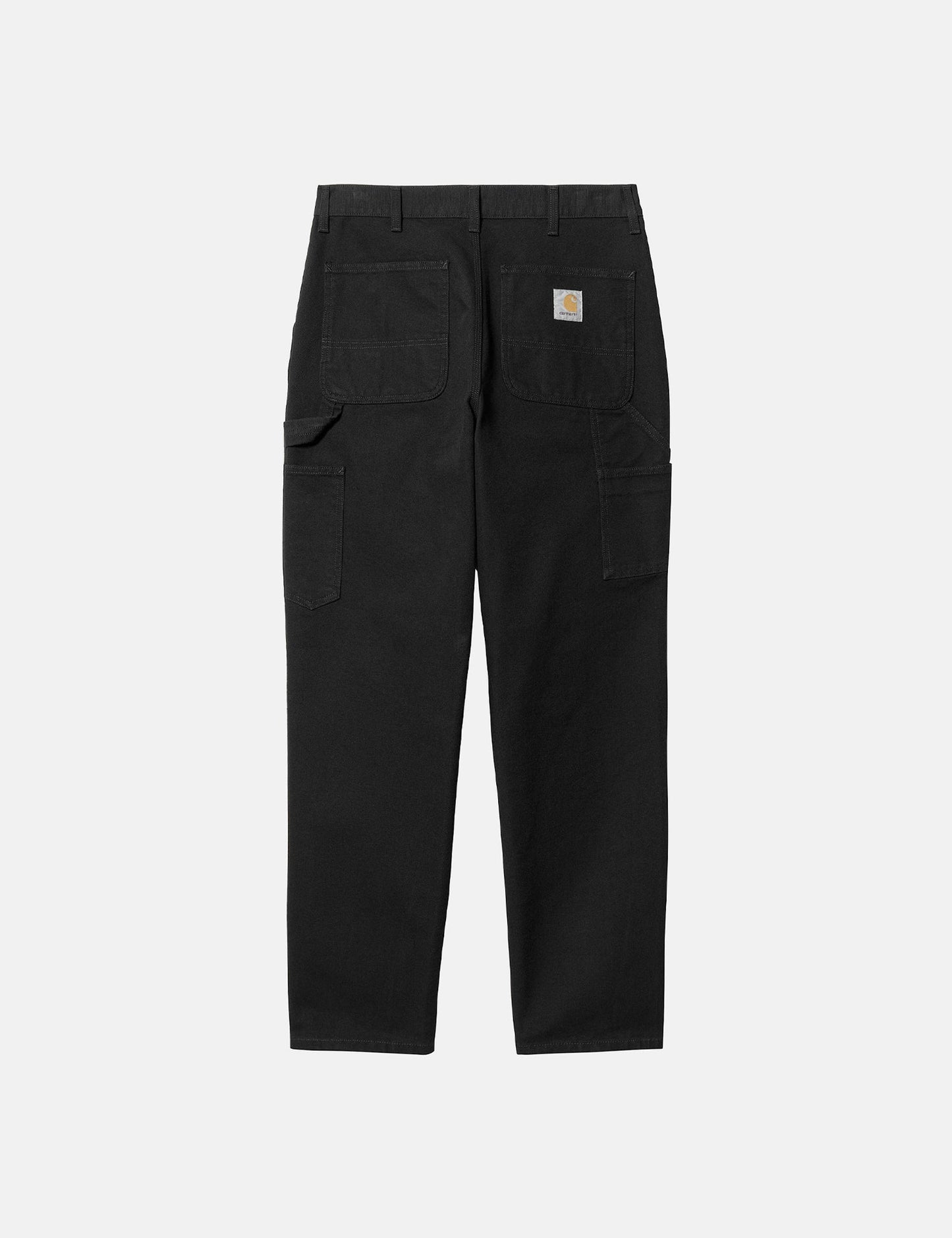 Pantalon à genoux unique (toile Dearborn) - Noir rincé
