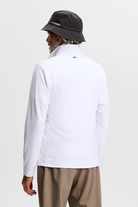 Leon Quarter Zip Mid Layer / White