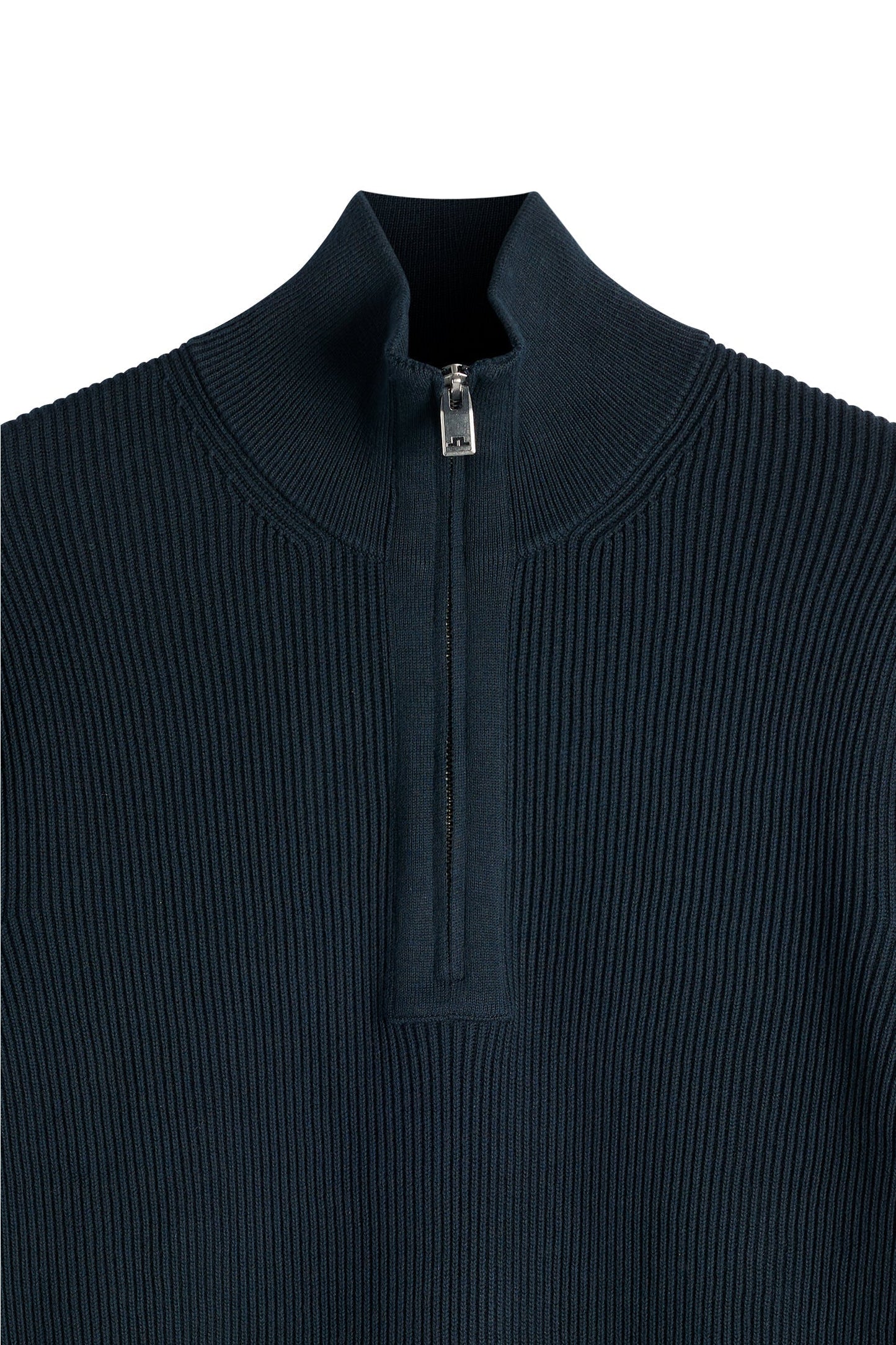 Alex Half Zip Knitted Sweater / Navy