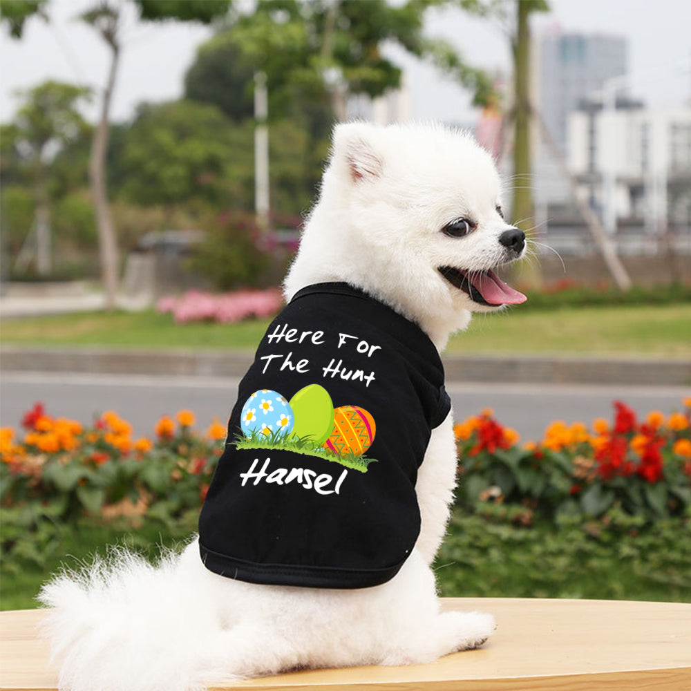 T-shirt personnalisé de Pâques pour animaux de compagnie | inCloth13