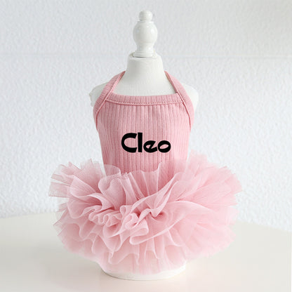 Personalized Name Pet Fluffy Tutu Dress | inCloth40