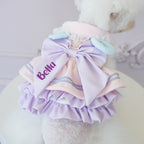 Personalized Name Pet Bowknot Dress | inPet27