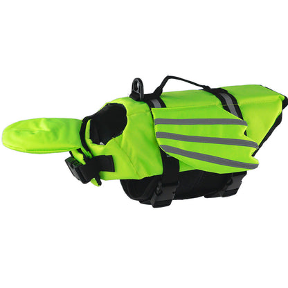 floaty - dog life jacket with head rest