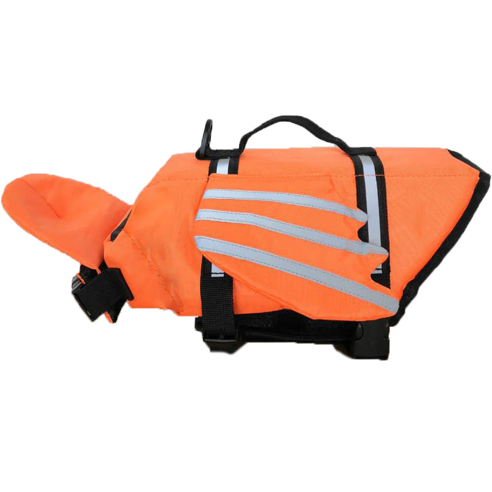 floaty - dog life jacket with head rest