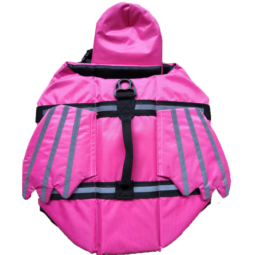 floaty - dog life jacket with head rest