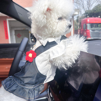 Personalized Pet Denim Pet Overalls | inCloth18