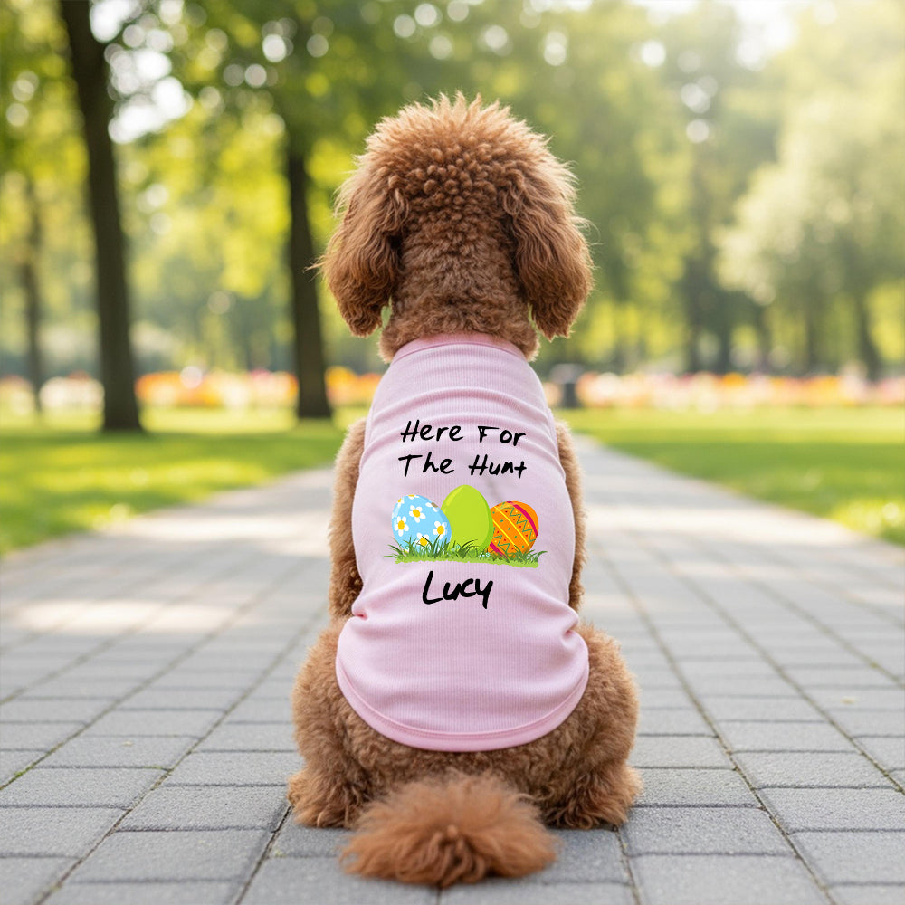 T-shirt personnalisé de Pâques pour animaux de compagnie | inCloth13