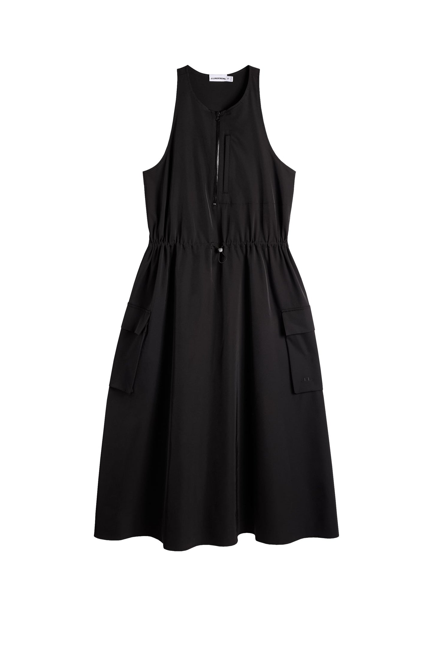 Merina Drape Dress / Black