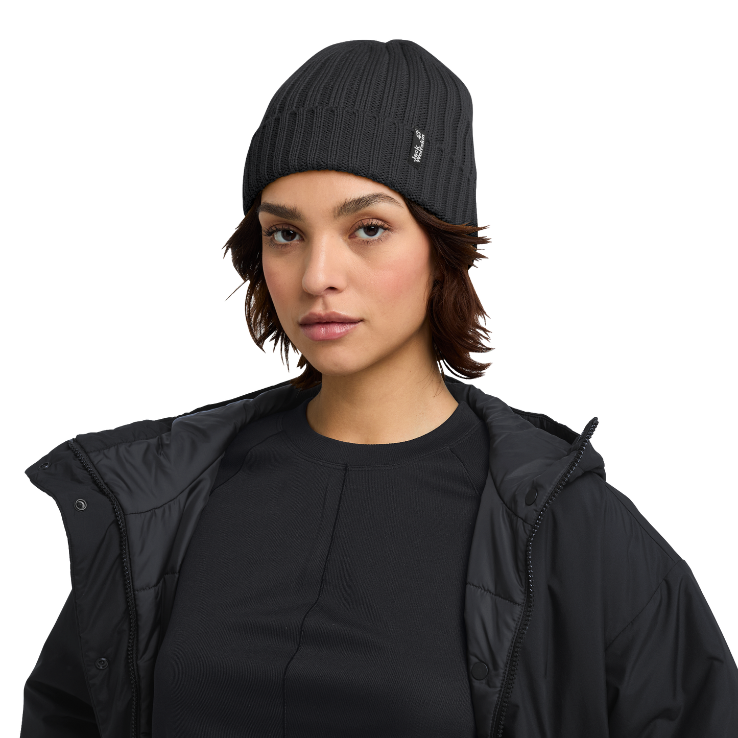 RIB KNIT BEANIE