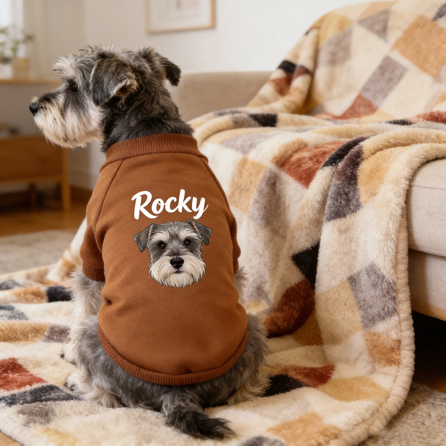 Personalisiertes Haustier-Sweatshirt mit Namen und Foto | inCloth26