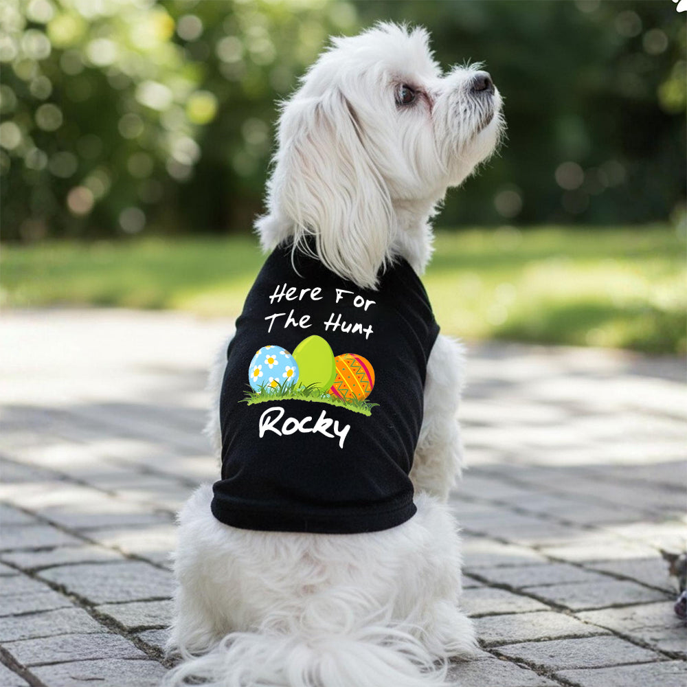 T-shirt personnalisé de Pâques pour animaux de compagnie | inCloth13