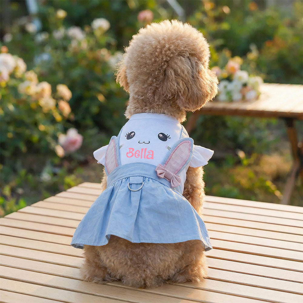 Personalisiertes Osterhasen Prinzessinnen Outfit mit Namen | inCloth33