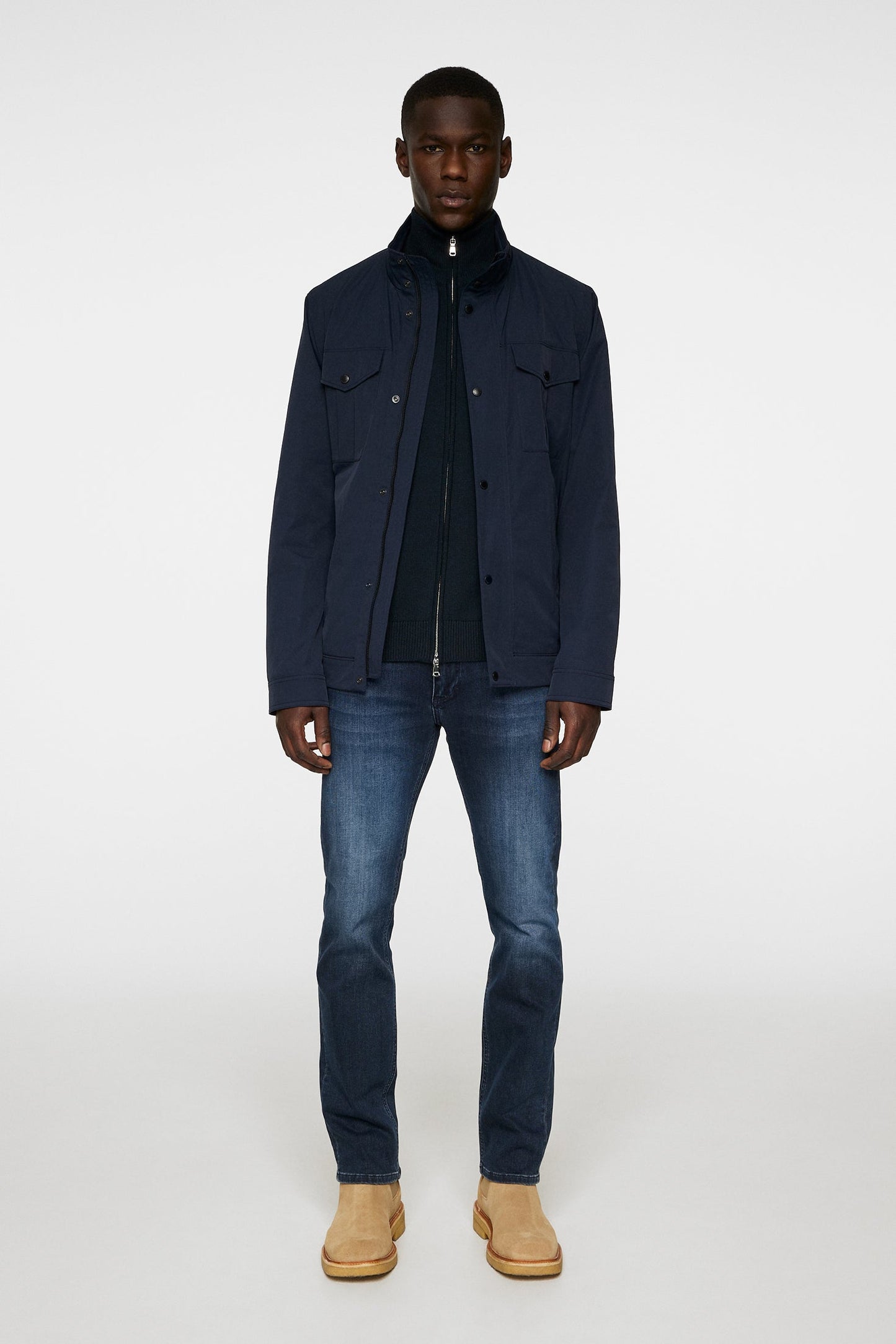 Bailey Poly Jacket / Navy