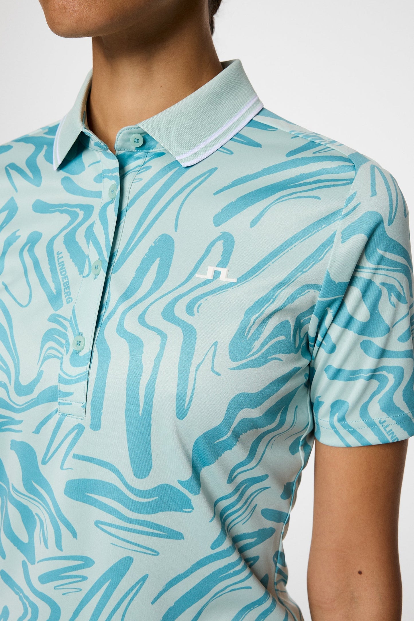 Georgia Print Polo / Scribble Stillwater