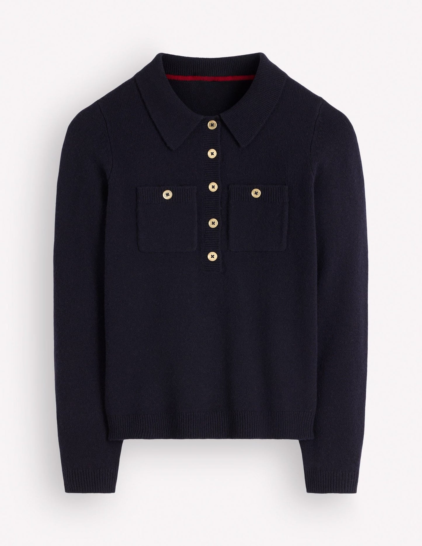 Marianne Merino Wool Jumper-Navy