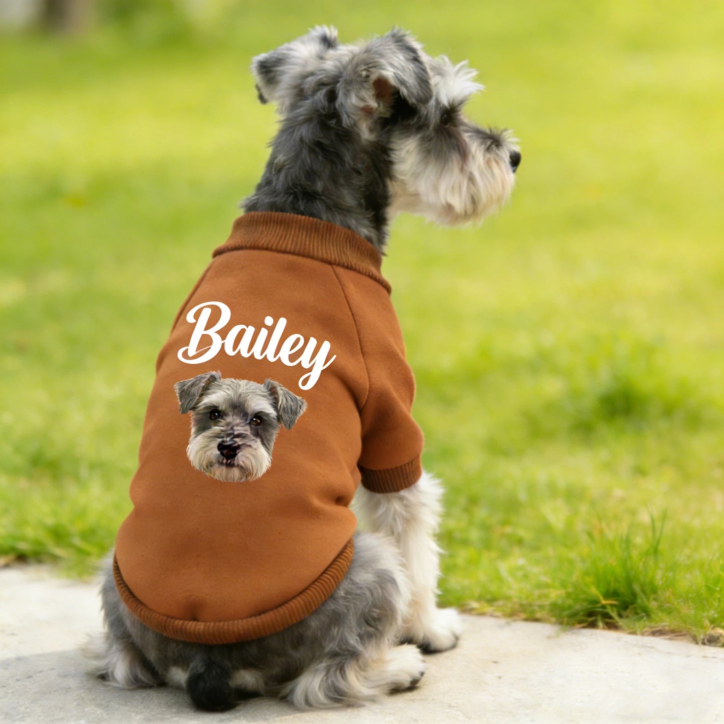 Personalisiertes Haustier-Sweatshirt mit Namen und Foto | inCloth26