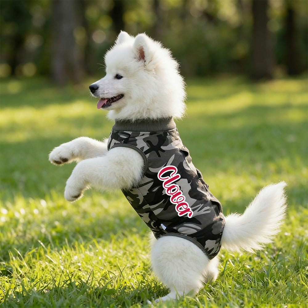 Personalisiertes Anti-Leck Pet-Oberteil mit Namen | inCloth72
