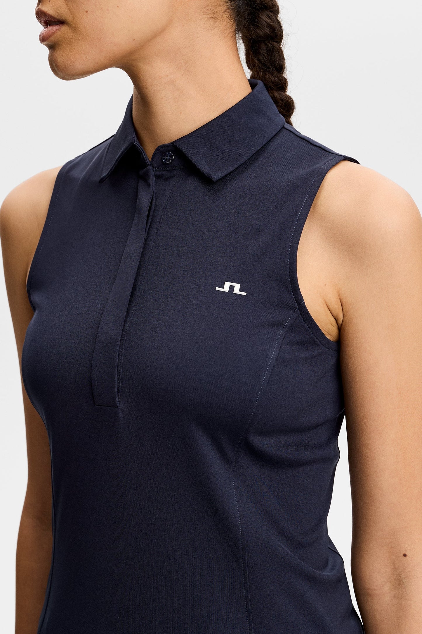 Dena Sleeveless Polo / Navy