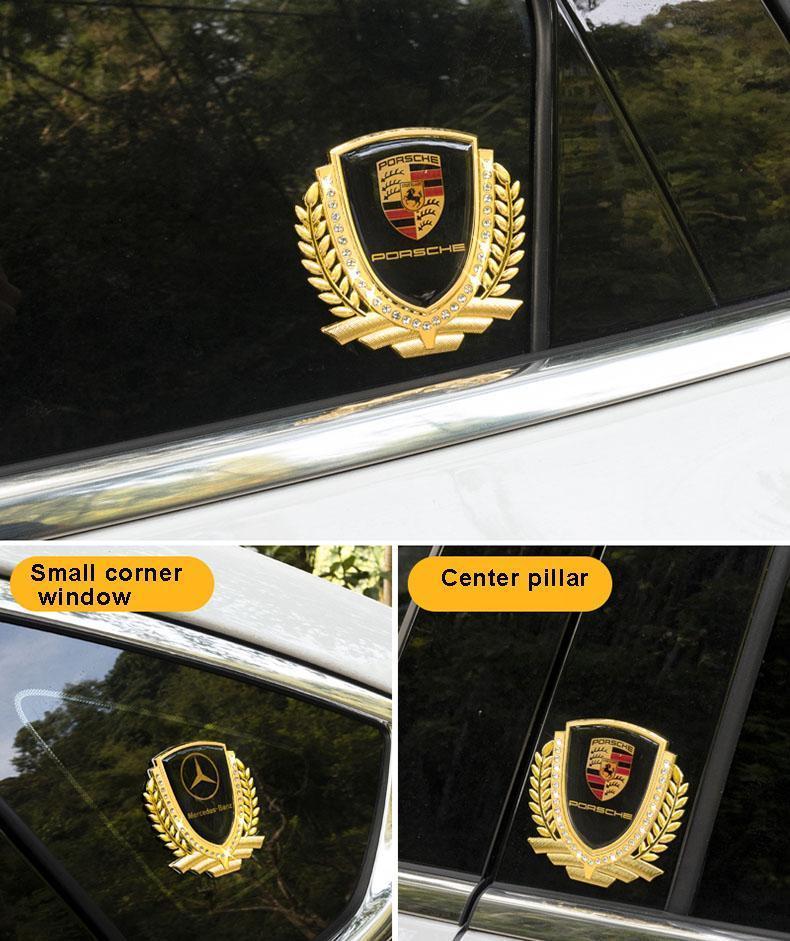 Hot Sale 🎉50% OFF🎉3D Wheat Ear Diamond Metal Creative Car Sticker