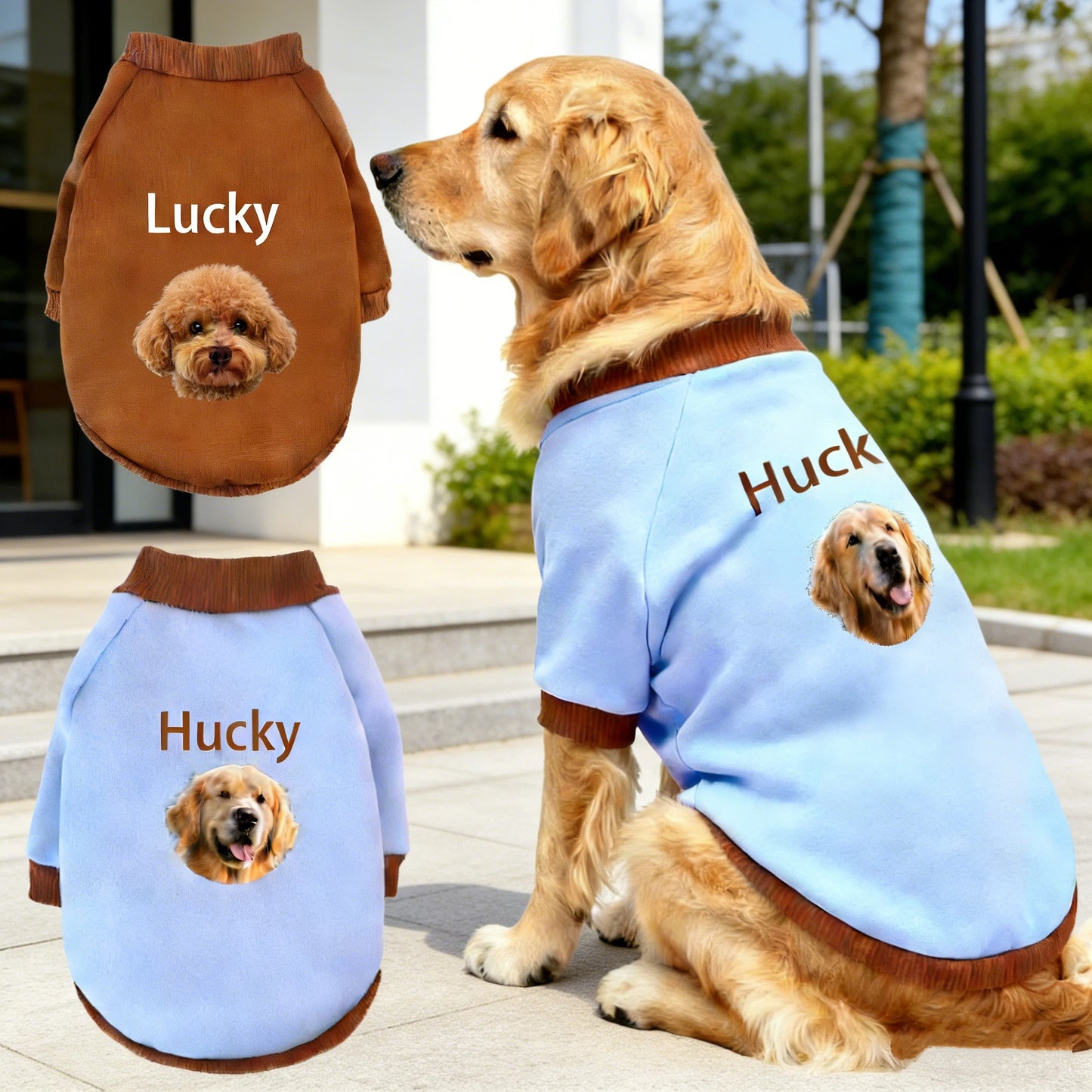Personalisiertes Haustier-Sweatshirt mit Namen und Foto | inCloth26
