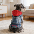 Personalized Name Denim Pet Hoodie Jacket | inCloth60