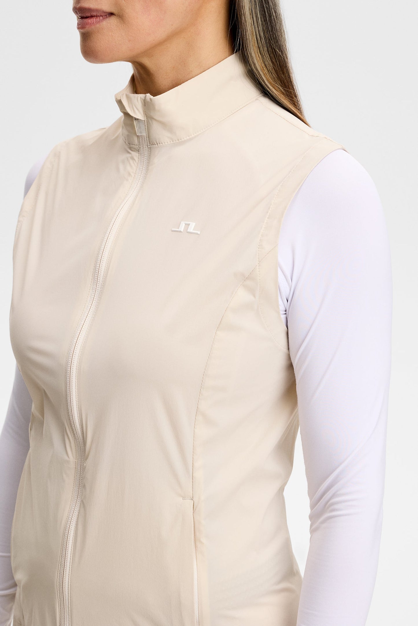 Thorine Wind Packable Vest / Moonbeam