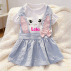 Personalized Name Easter Pet Bunny Princess Outfit | inCloth33