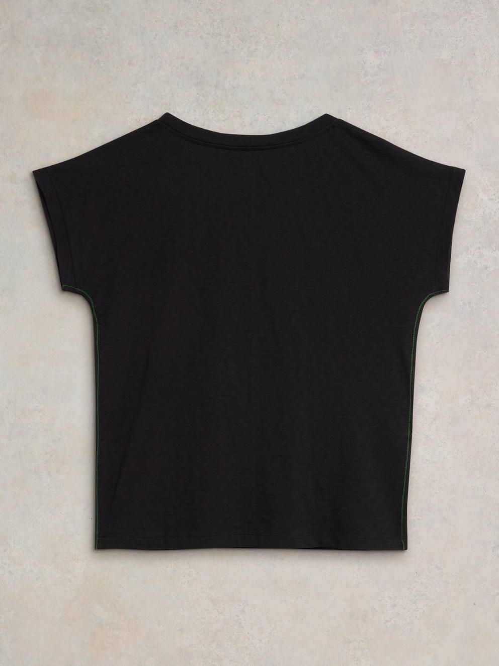 Nelly Cotton Notch Neck Tee