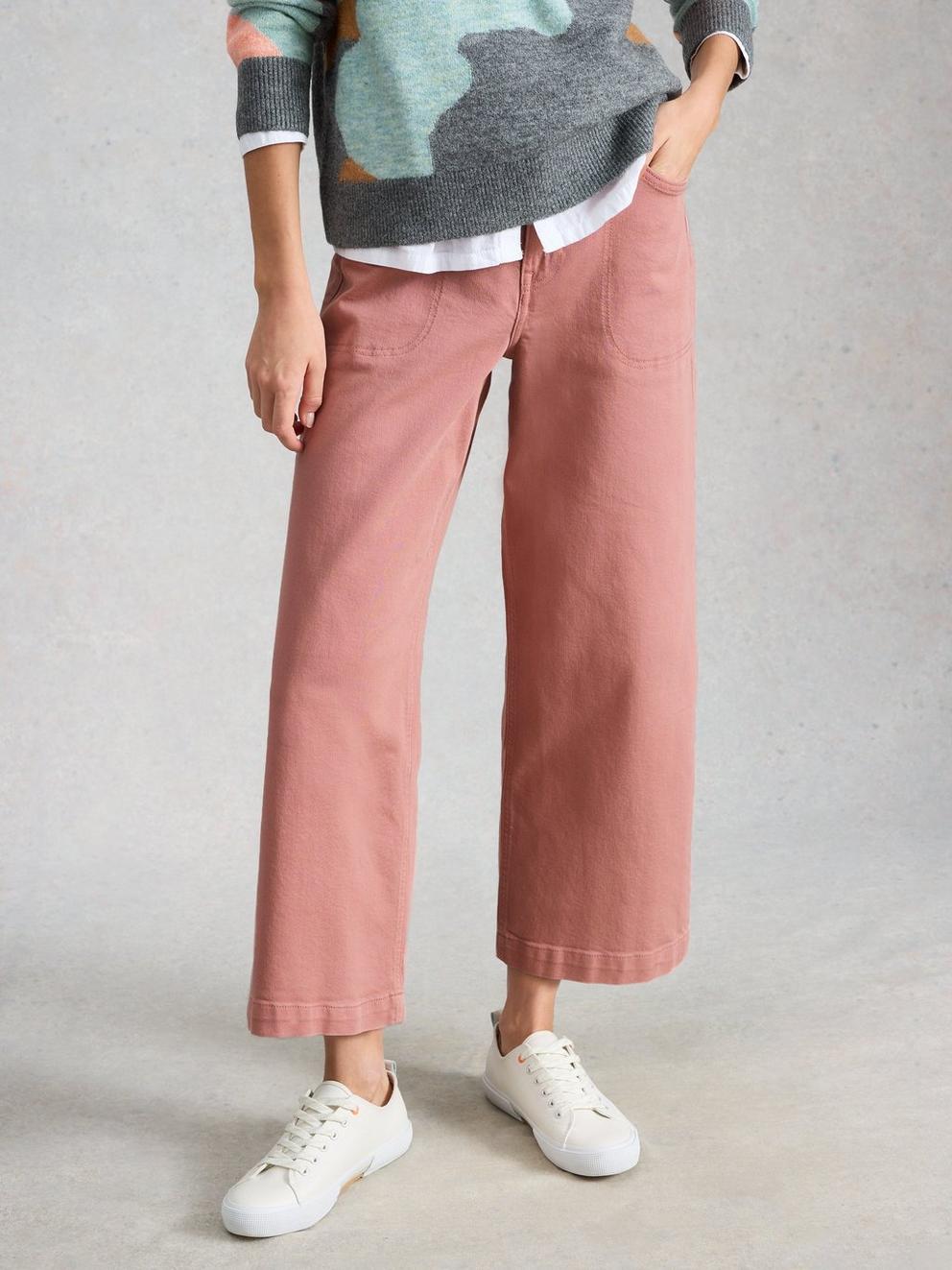 Crop Tia Wide Leg Jean
