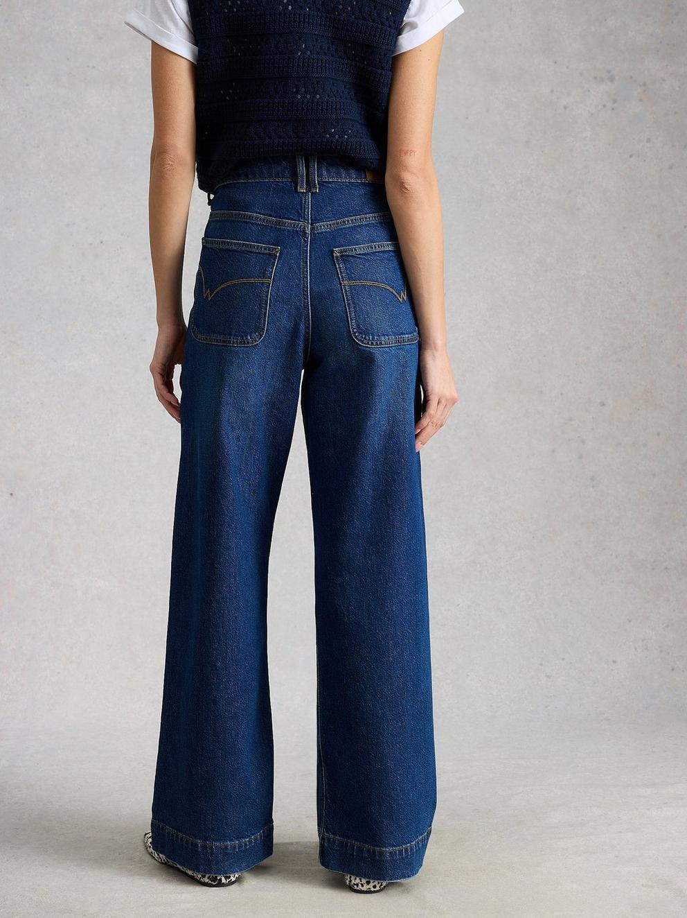 Tia Wide Leg Full Length Jean