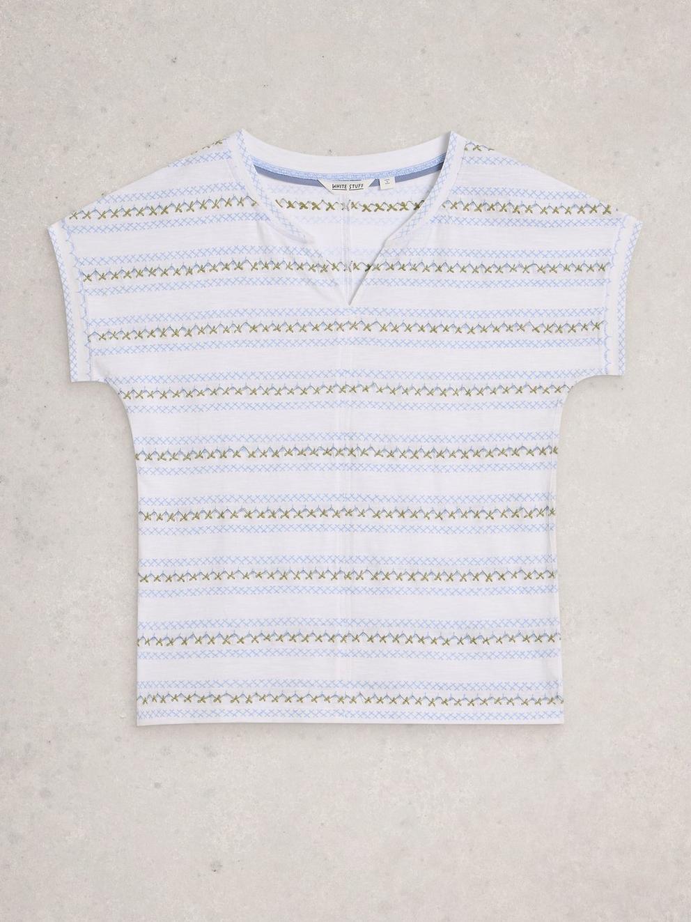 Nelly Short Sleeve Embroidered Tee