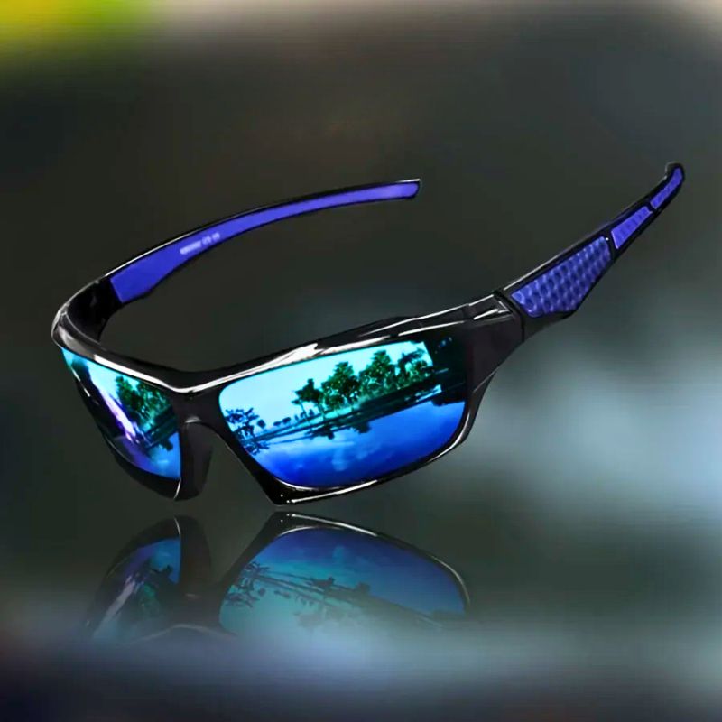 Lunettes de soleil de sport polarisées UV400 – Unisexe pour l'extérieur et la conduite