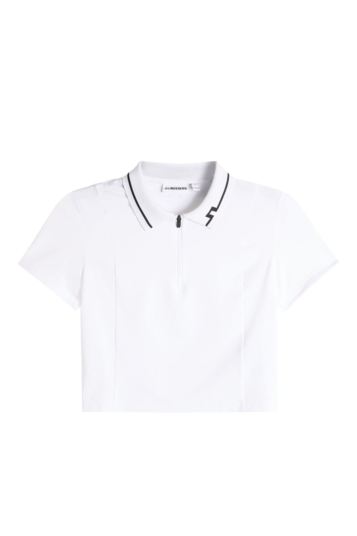 Naomi Cropped Polo / White