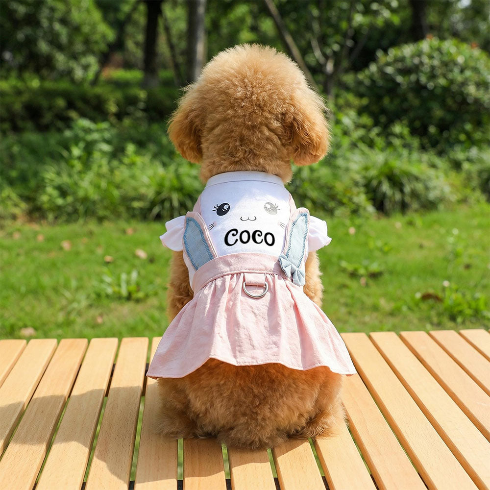 Personalisiertes Osterhasen Prinzessinnen Outfit mit Namen | inCloth33