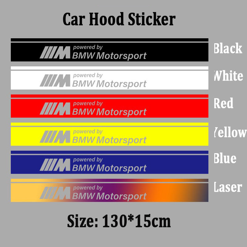 Kreativer Blumenaufkleber für die Motorhaube