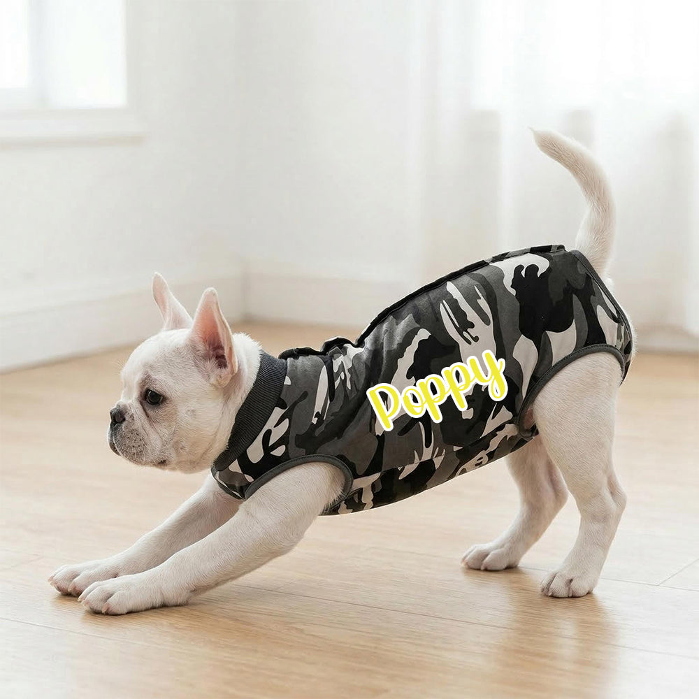 Personalisiertes Anti-Leck Pet-Oberteil mit Namen | inCloth72