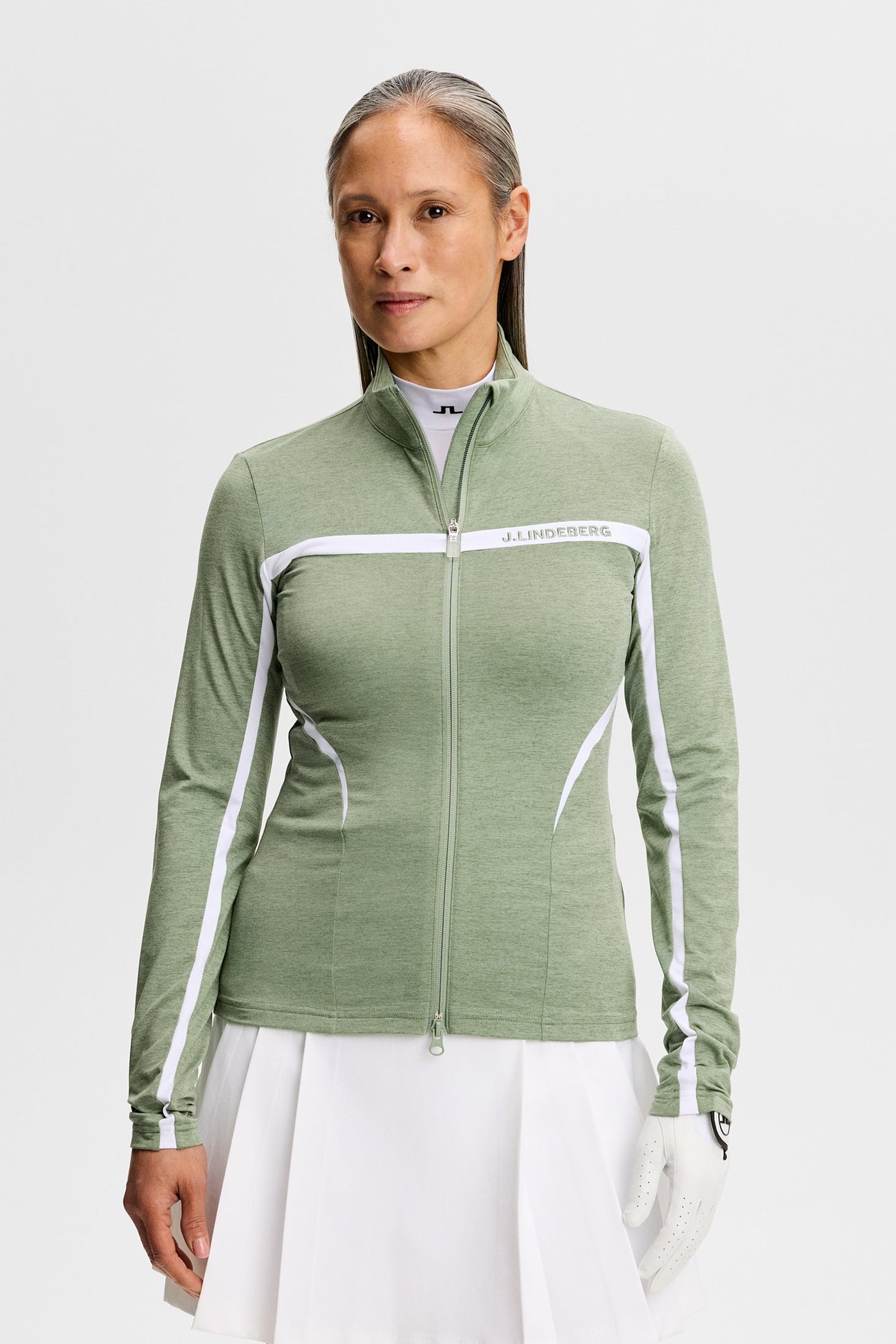 Janice Mid Layer / Hedge Green Melange