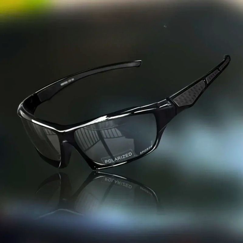 Lunettes de soleil de sport polarisées UV400 – Unisexe pour l'extérieur et la conduite