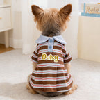 Personalized Name Summer Pet Striped Dress | inCloth48