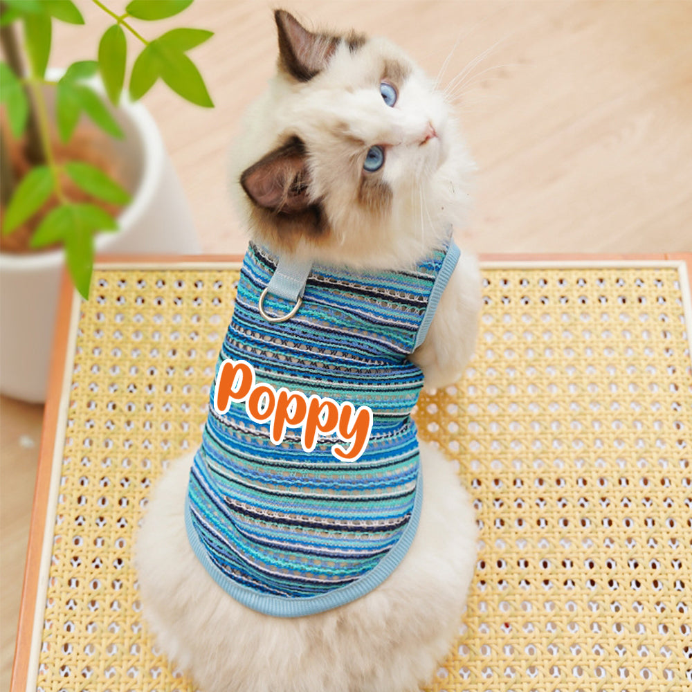 Combinaison rayée personnalisée pour chien | inCloth47