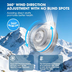 Portable Silent Mini Bladeless Fan Clip
