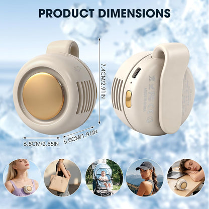 Portable Silent Mini Bladeless Fan Clip