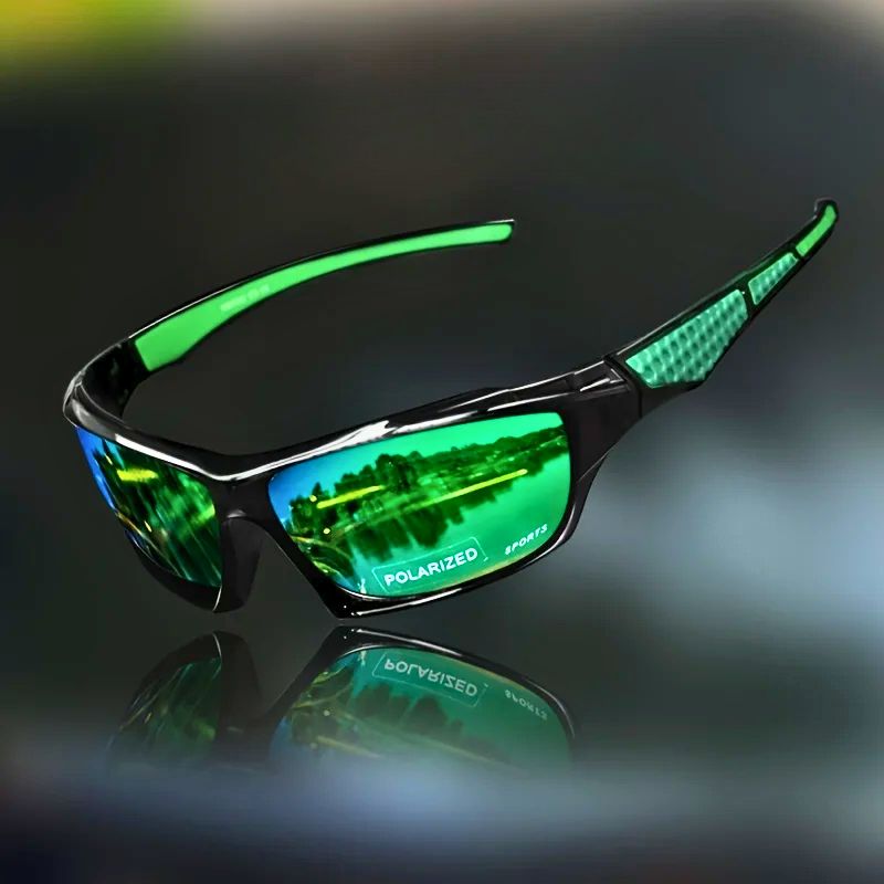 Lunettes de soleil de sport polarisées UV400 – Unisexe pour l'extérieur et la conduite