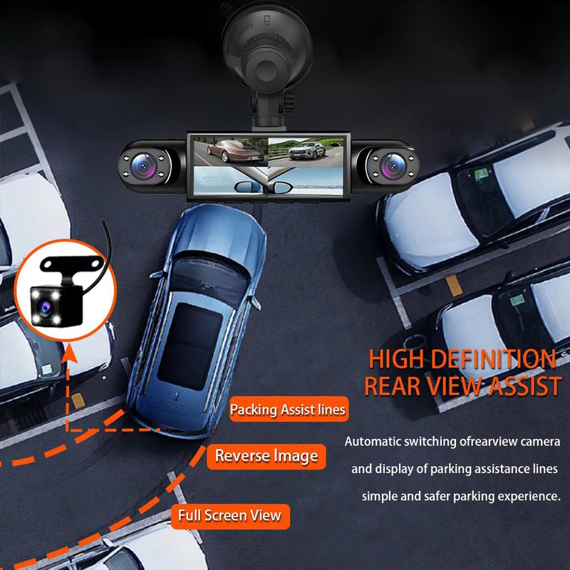 🎁DERNIER JOUR 49% DE RÉDUCTION🔥Système de dashcam de voiture avec vision complète