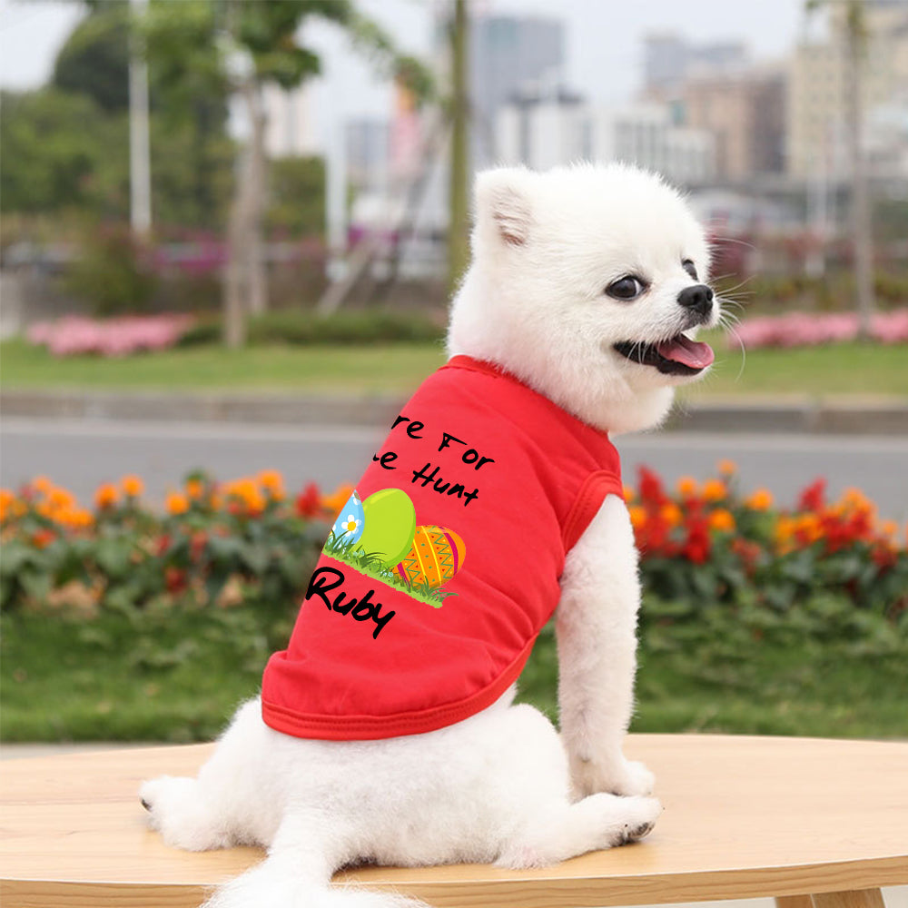 T-shirt personnalisé de Pâques pour animaux de compagnie | inCloth13