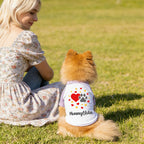 Personalized Mother's Day Color-Block Pet T-shirt  | inCloth42